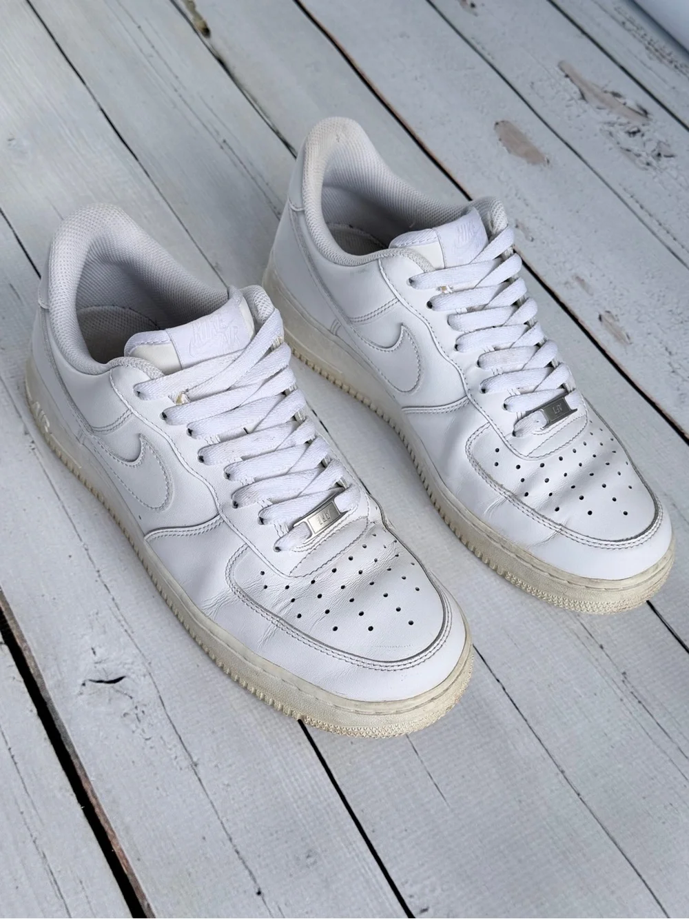 Nike Air Force 1 '07 Low Triple White - Men's Size 11